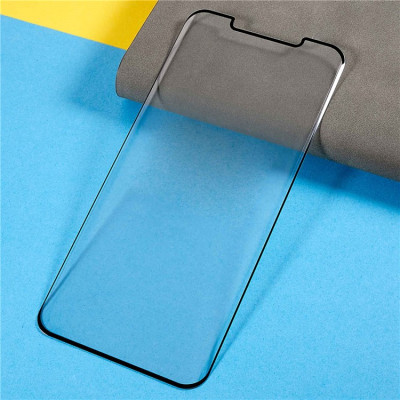   Скрийн протектор от закалено стъкло  5D FULL SCREEN Full Glue напълно залепващ за Huawei Mate 50 Pro черен кант 